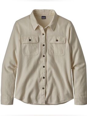 Patagonia W's Long-Sleeved Fjord Flannel Shirt Large